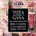 Clara Magazine raffles off 15 €150 cards from Luxenter and 10 Instax Mini Link