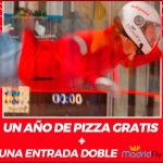 Telepizza raffles a double entrance for Madrid Fly and a year of free pizzas