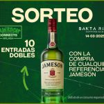 Jameson raffles a double entrance to the Jameson Connects festival in Malaga